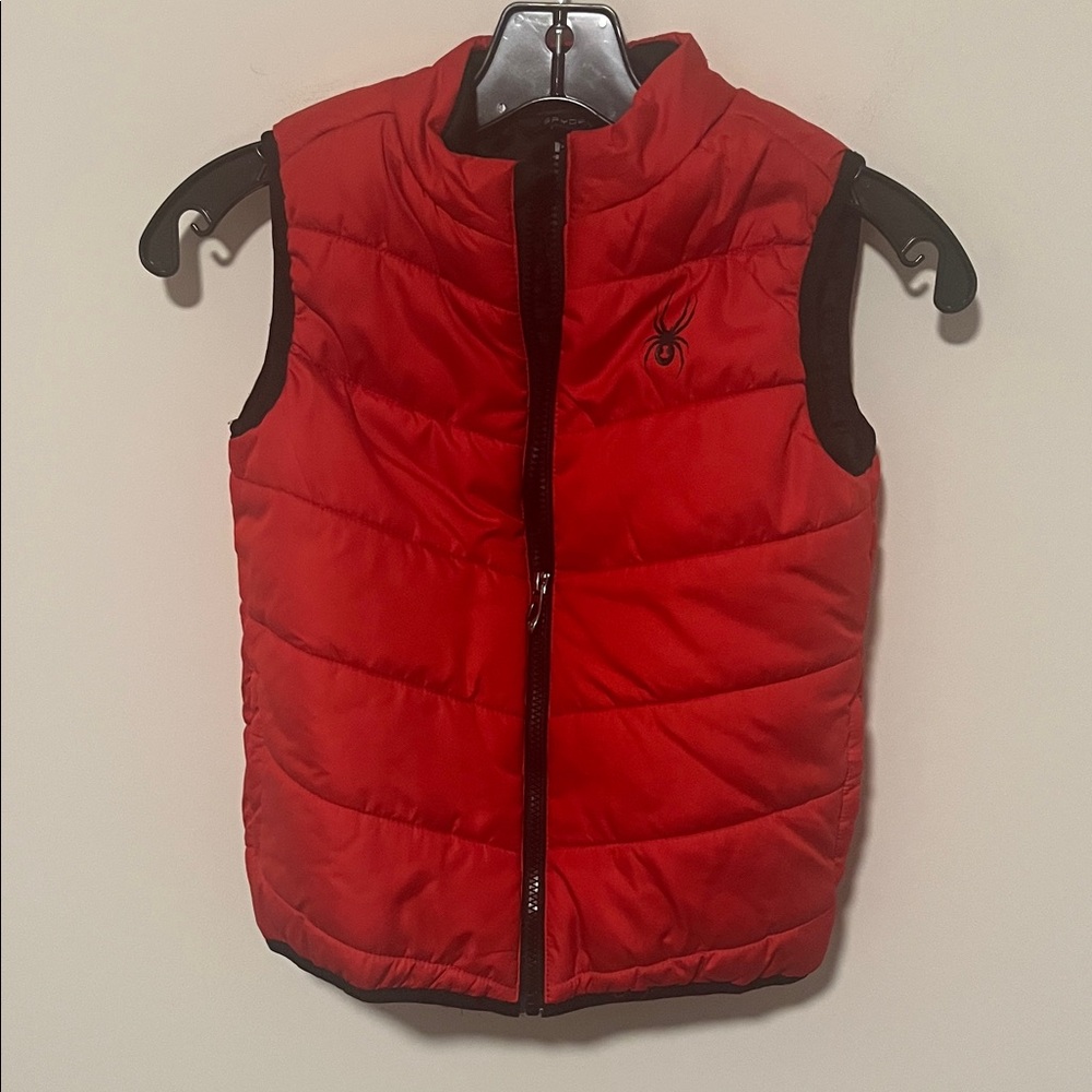 Spyder Red Quilted Puffer Vest
